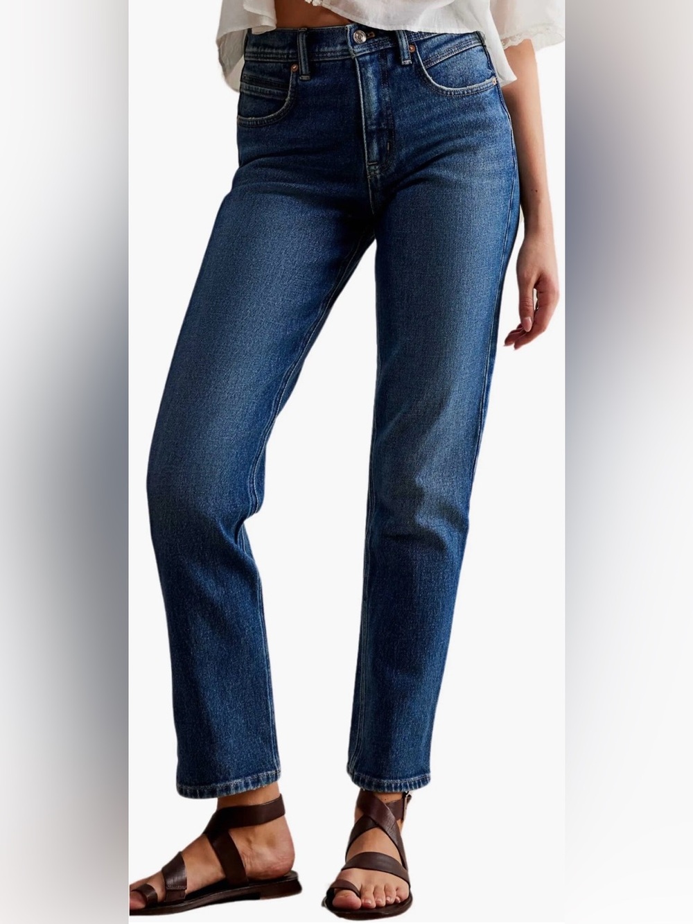 Women’s We The Free Leila High Rise Straight-Leg Jeans